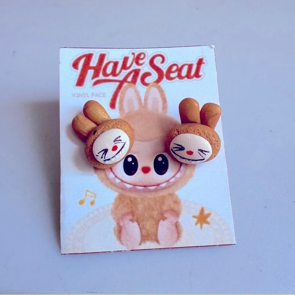 NWOT 1 Handmade Labubu SS Earrings